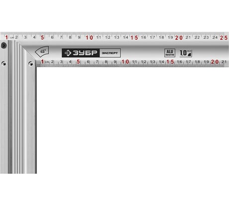 Жесткий столярный угольник ЗУБР 250 мм 34392-25