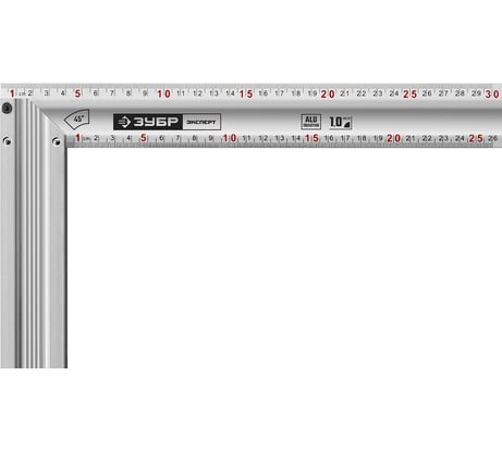 Жесткий столярный угольник ЗУБР 300 мм 34392-30