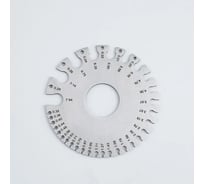 Толщиномер гребенка Vitatools измерительная толщины мокрого слоя краски и штукатур tolshchinomer-grebenka-krug