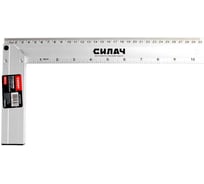 Угольник столярный СИЛАЧ 300мм, алюминиевый, литой, (1/60) 026834