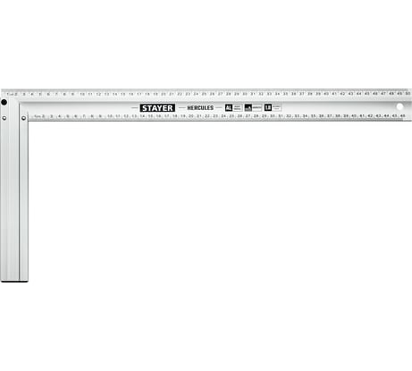 Жесткий столярный угольник STAYER Hercules 500 мм 3432-50