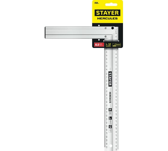 Жесткий столярный угольник STAYER Hercules 3432-35