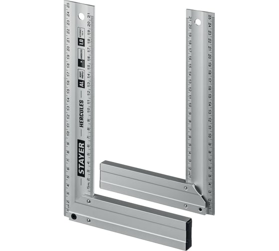 Жесткий столярный угольник STAYER Hercules 250 мм 3432-25