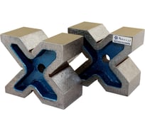 Призмы поверочные и разметочные чугунные TLX 150х130х 75мм тип П2-2 кл.точн.2 к-т из 2-х шт 76392