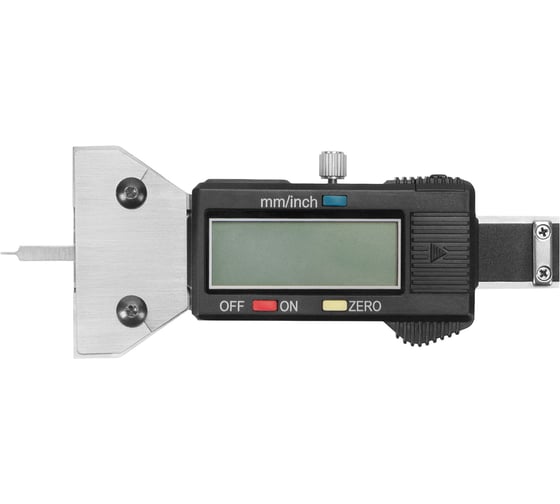 Штангенглубиномер цифровой КАЛИБРОН ШГЦ изм. глубины протектора шин 0-25 точечный ГРСИ 89204-23 КЛБ с поверкой 1206664