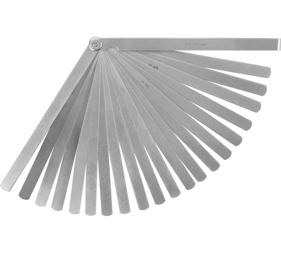 Набор щупов КАЛИБРОН N6 0,05-1 L200 20 пластин ГРСИ 79706-20 КЛБ с поверкой 1215945 1