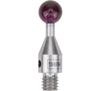 Щуп NORGAU M3, сфера рубин D4 мм, стержень сталь, L10мм 048103004