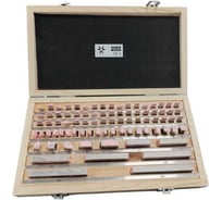 Набор концевых мер длины MIYAMOTOMETROLOGY ISO3650 83шт класс 1 стальные 6432-183