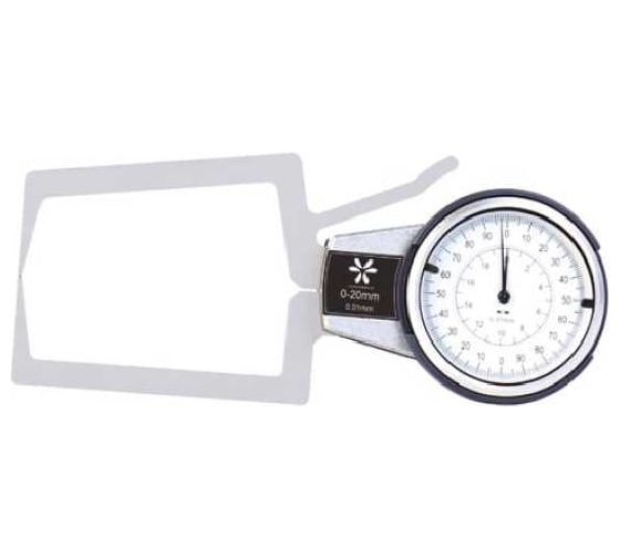 Кронциркуль для наружных измерений MIYAMOTOMETROLOGY диап 0- 20мм длина 80мм ( 0-20мм дел 0.01мм погр 0.03мм) 7626-20