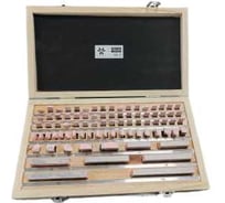 Набор концевых мер длины MIYAMOTOMETROLOGY ISO3650 83шт класс 2 стальные 6432-283