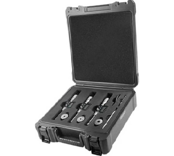 Набор нутромеров MIYAMOTOMETROLOGY НМЦ 4шт (50-53мм/62-75мм/175-88мм/87-100мм) трехточечные IP65 5211-100