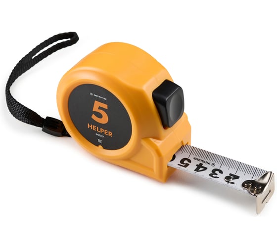 Рулетка INSTRUMAX с автостопом HELPER 5, 2шт., 5м, лента 25мм, нейлоновое покрытие IM0197_К2