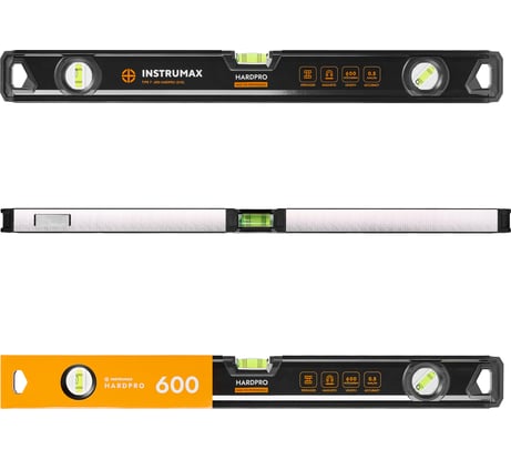 Уровень противоударный, магнитный INSTRUMAX HARDPRO 600 IM0193
