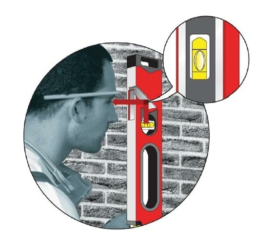 Магнитный уровень PLUMBSITE HERCULES 100 см KAPRO 986-41-100РМ
