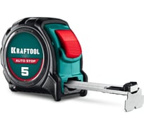 Рулетка профессиональная с автостопом KRAFTOOL AutoStop, 5 м x 25 мм 3412-5-25_z01