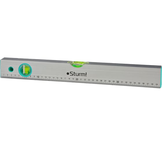 Уровень строительный Sturm 400 мм, 2 глазка, точность 1мм/м 2015-07-0400SP