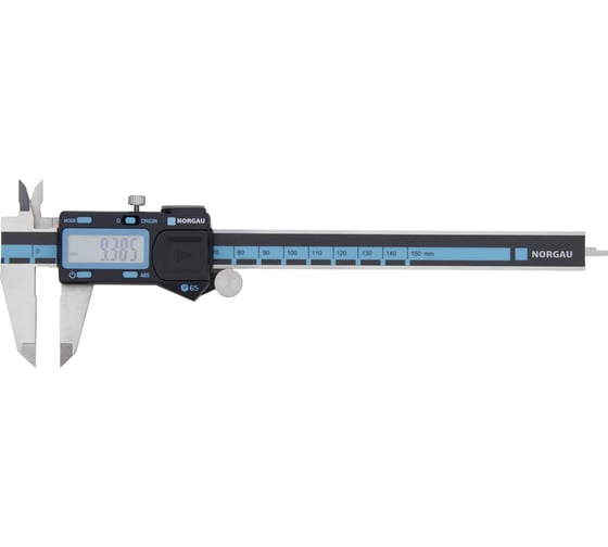 Штангенциркуль двухсторонний с глубиномером NORGAU 0-150мм/0,005мм, IP65, тип NCDN-1501, 040041015