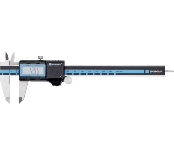 Штангенциркуль цифровой NORGAU 0-150 мм, 0,01 мм, IP67, тип NCDZ-1501 040052015