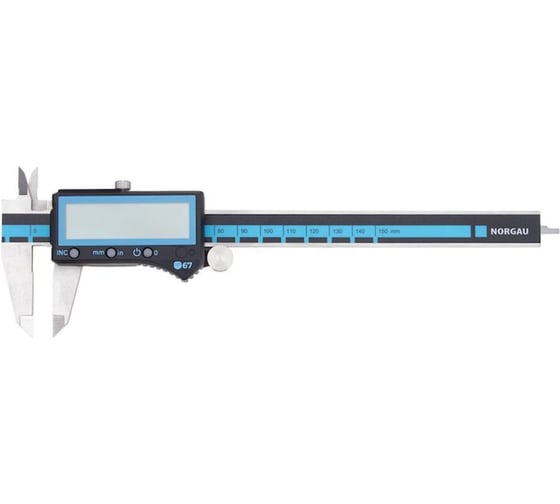 Штангенциркуль цифровой NORGAU 0-150 мм, 0,01 мм, IP67, тип NCDH-1501 040053015