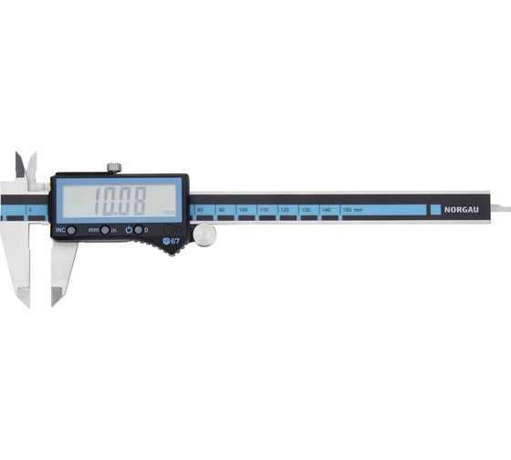 Штангенциркуль цифровой NORGAU 0-150 мм, 0,01 мм, IP67, тип NCDH-1501 040053015