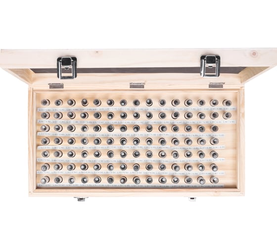 Набор гл. калибров Челябинский калибр ЧК 1,00-10,00 /-0,001 шаг 0,05 181шт 1113989