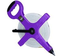 Рулетка геодезическая Ermenrich Reel SL100, фиолетовый 86636