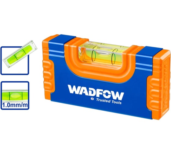 Уровень спиртовой WadFow мини 100 мм 30/300 WSL0G10