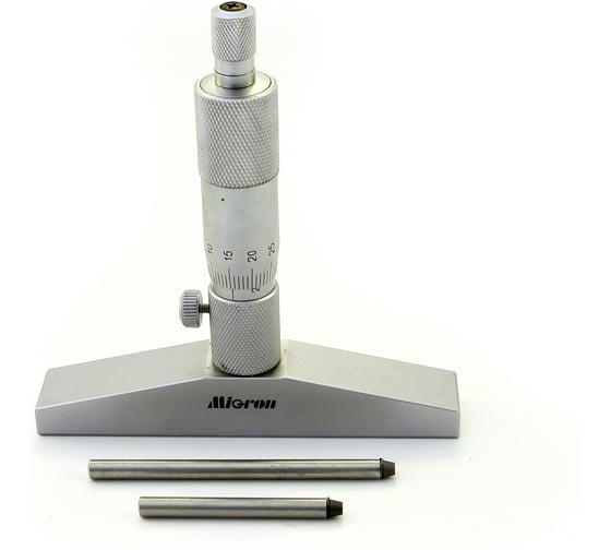 Глубиномер микрометр. Micron ГМ-100 0,01 ГРСИ 93730-24 с поверкой 128167