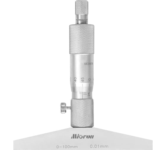 Глубиномер микрометр. Micron ГМ-100 0,01 ГРСИ 93730-24 с поверкой 128167