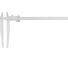 Штангенциркуль Micron ШЦ-2- 500 0,05 губ. 300мм дв.шк ГРСИ 91149-24 1097099 1
