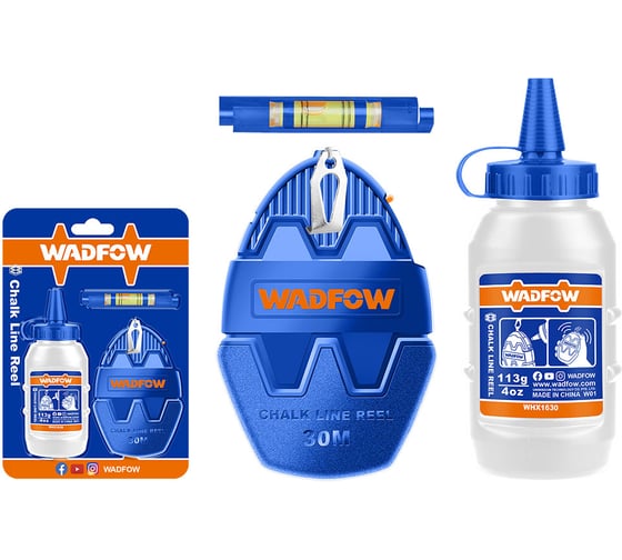 Шнур малярный WadFow 30м WHX1630