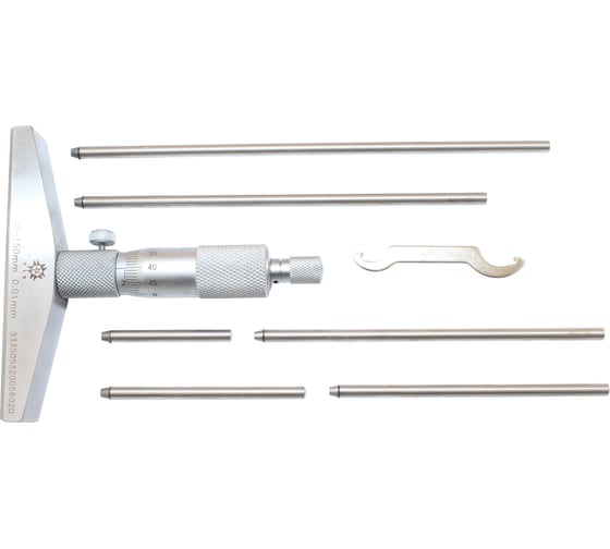 Микрометрический глубиномер TLX ГМ 0-150 мм 0,01 67434