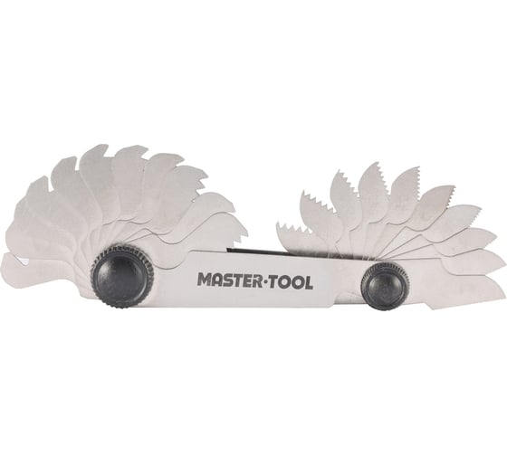 Резьбомер MASTER-TOOL UNC 4-64Tpi 22шт 1090202010033