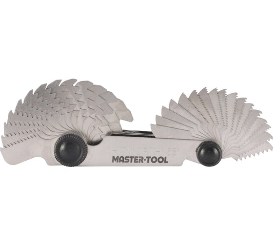 Резьбомер MASTER-TOOL M/MF/Whitworth/G 58шт 1090202010032 1