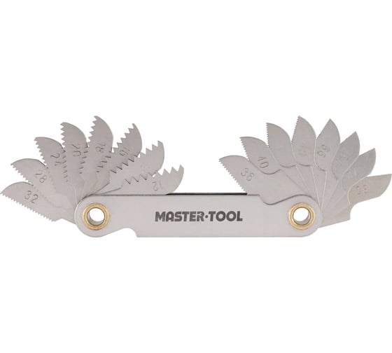 Резьбомер MASTER-TOOL UNF 12-80Tpi 16шт 1090201010012