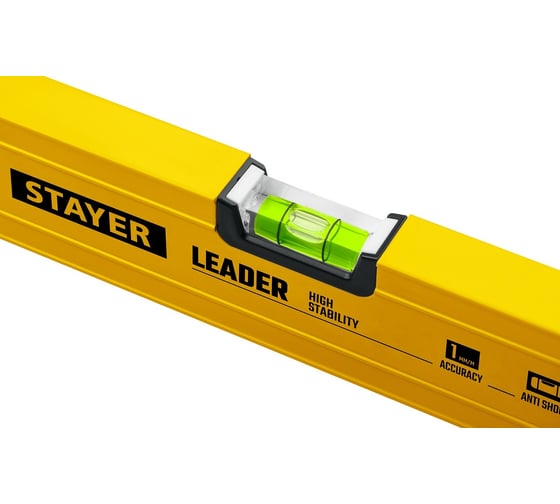 Уровень STAYER Leader 600 мм строительный фрезерованный 3466-060_z01