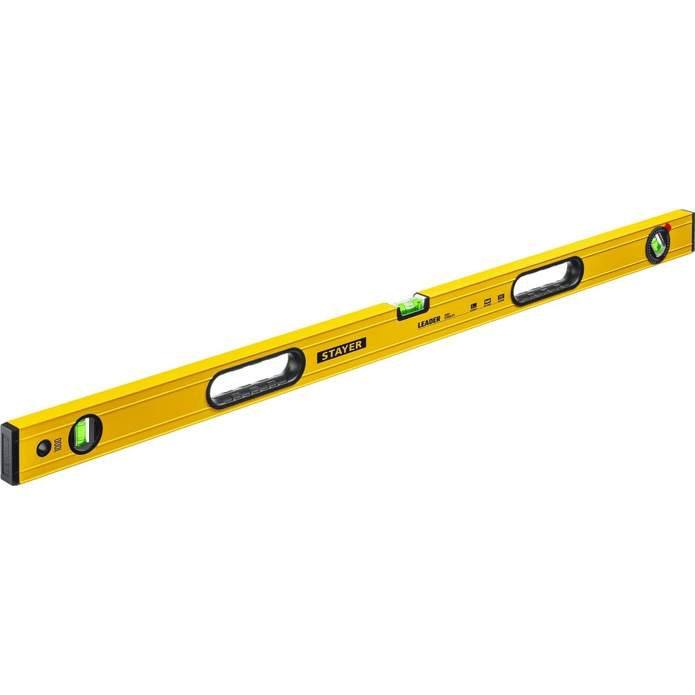 Уровень STAYER Leader 1000 мм строительный фрезерованный 3466-100_z01 ...