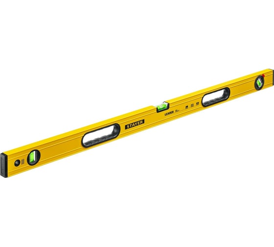 Уровень STAYER Leader 1000 мм строительный фрезерованный 3466-100_z01 1