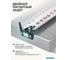 Рулетка Automatisch, 10 м х 32 мм, нейлон, магнит, двустор. разметка, антиизлом, автоcтоп GROSS 31562 4
