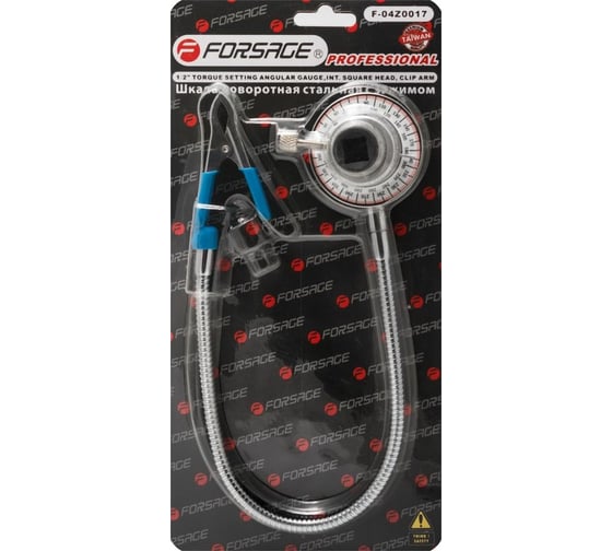 Доворотная стальная шкала Forsage с зажимом 1/2", в блистере 15157 F-04Z0017