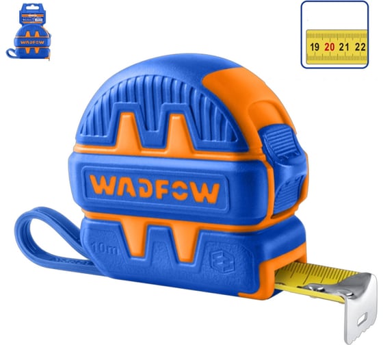 Рулетка WadFow 10м х 25мм WMT1251