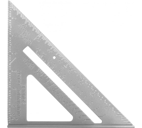 Алюминиевая треугольная линейка DEKO 180/255/185мм DKM180-255-185 041-0220