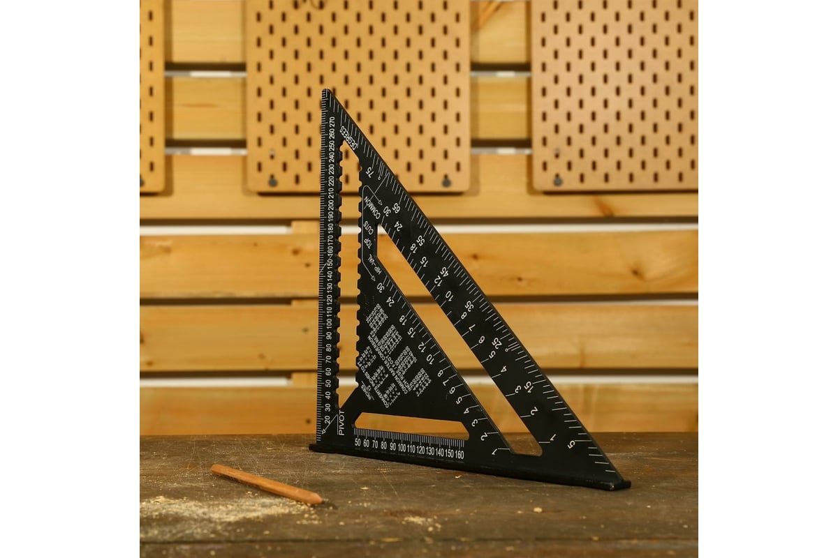 Алюминиевая треугольная линейка DEKO DKM12-17-12 041-0262 - выгодная ...