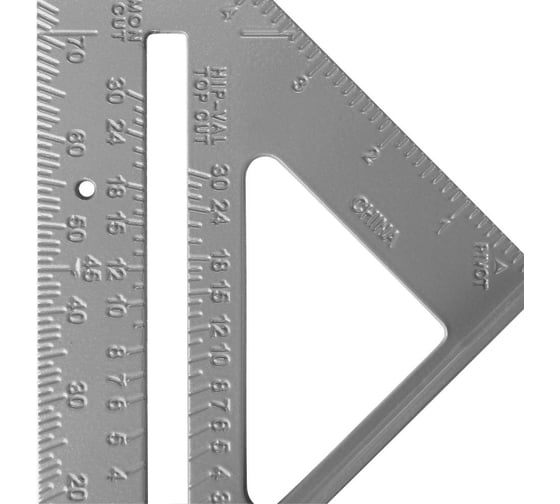 Алюминиевая треугольная линейка DEKO DKM180-255-180 041-0260