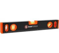 Уровень алюминиевый магнитный SAMGRUPP 300 мм 3 глазка точность 0,5 мм/м SAMC-082213030