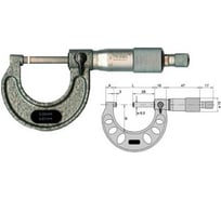 Микрометр Vogel гладкий 125 - 150 х 0.01 , облегч. 231306
