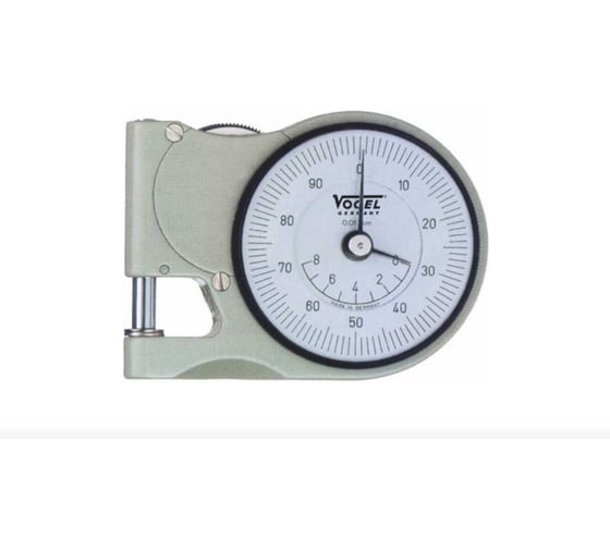 Толщиномер индикаторный Vogel 0-8 х 0,01 Н=12, H, *с калибровкой 240403-H К