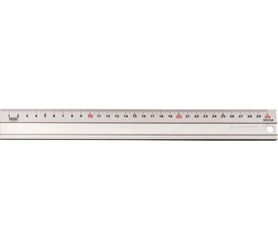 Линейка алюминиевая Vogel 600х35х1,5 с калибровкой 1796300060 К