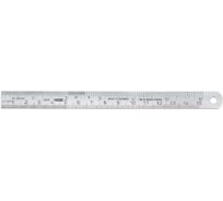 Линейка нержавеющая Vogel 100х13х0,5 1дюйм/1мм 1010030010