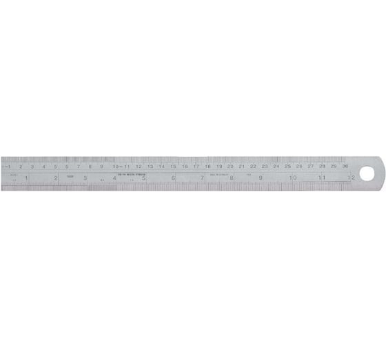 Линейка нержавеющая Vogel 1500х40х2,0 1мм/1дюйм || EG 1024040150